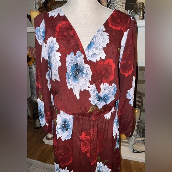 Anthropologie Plenty By Tracy Reese Aleah Floral Faux Wrap Dress Size M EUC - Picture 3 of 15